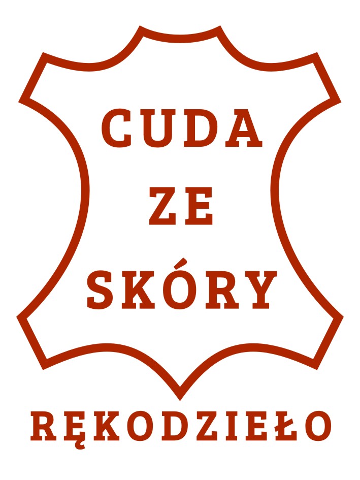 Logo sklepu Cuda ze skóry wyrabiającego skórzane wyroby.