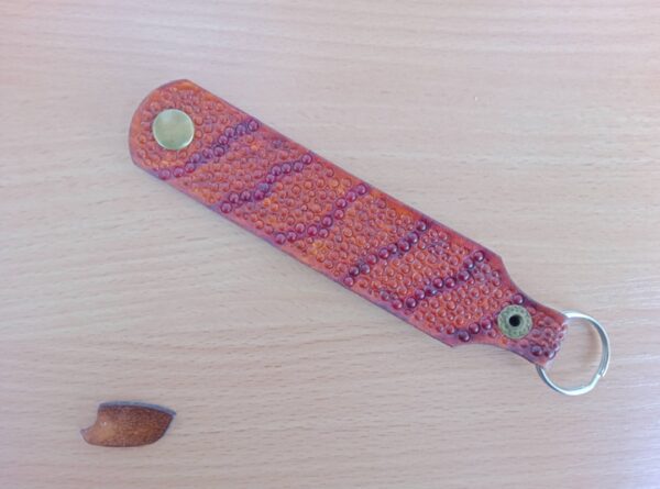 Brelok na klucze Smocza skóra