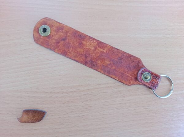 Brelok na klucze Smocza skóra